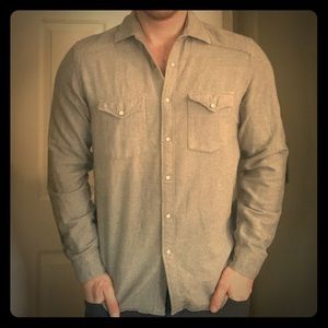 Gap Heather Grey Long Sleeve